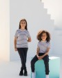 SKINNIFIT Gestreiftes kinder-t-shirt T-Shirt personalisierbar