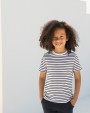 SKINNIFIT Gestreiftes kinder-t-shirt T-Shirt personalisierbar