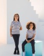 SKINNIFIT Gestreiftes kinder-t-shirt T-Shirt personalisierbar
