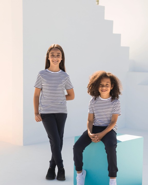 SKINNIFIT Gestreiftes kinder-t-shirt T-Shirt personalisierbar