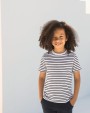 SKINNIFIT Gestreiftes kinder-t-shirt T-Shirt personalisierbar
