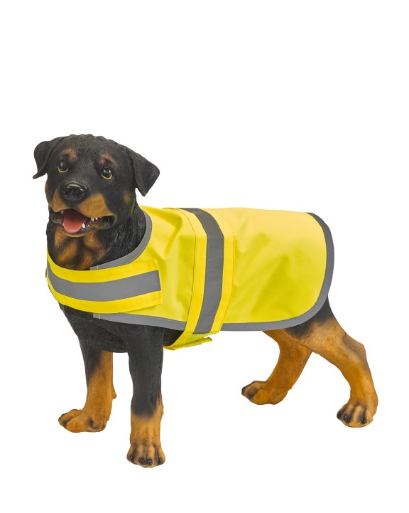 YOKO YOKO Hundeweste in Warnfarbe Accessoire personalisierbar