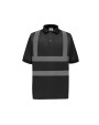 YOKO YOKO Kurzärmliges Polo Shirt in Warnfarbe Poloshirt personalisierbar