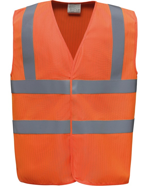 Gilet de sécurité personnalisable YOKO Gilet haute visibilité, LSF (chaleur et flamme) & antistatique