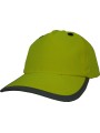 YOKO Casquette de protection 5 panneaux HI-VIS JAUNE personnalisable