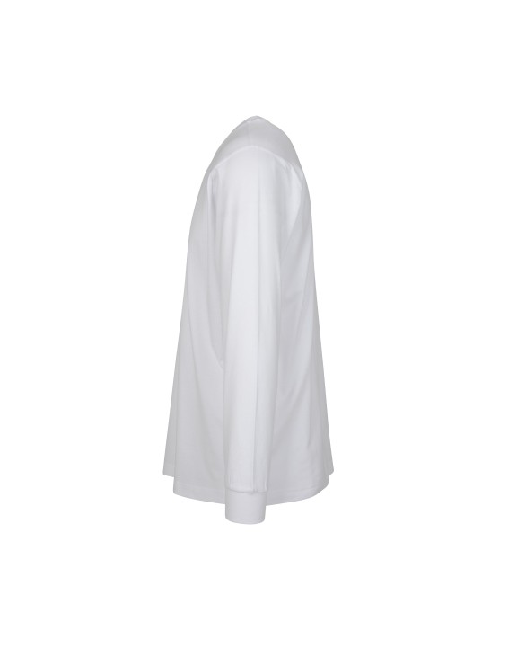 T-shirt personnalisable BUILD YOUR BRAND LONG SLEEVE WITH CUFFRIB