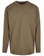 T-shirt personnalisable BUILD YOUR BRAND LONG SLEEVE WITH CUFFRIB