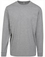 T-shirt personnalisable BUILD YOUR BRAND LONG SLEEVE WITH CUFFRIB
