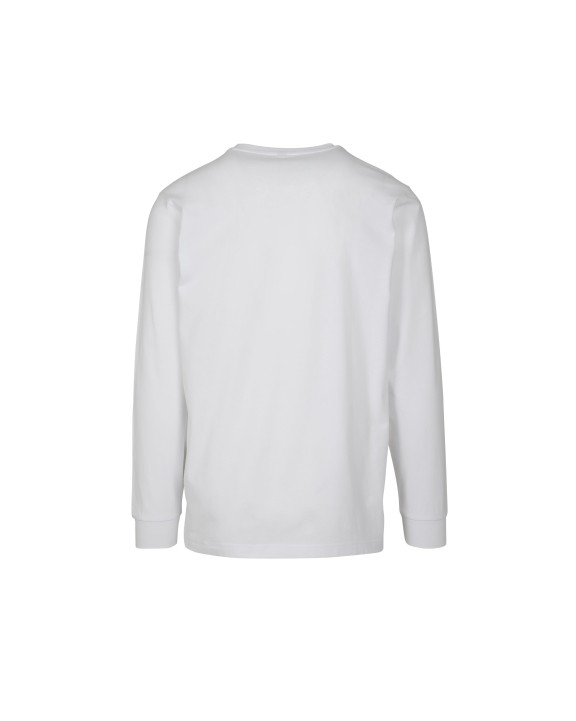 T-shirt personnalisable BUILD YOUR BRAND LONG SLEEVE WITH CUFFRIB