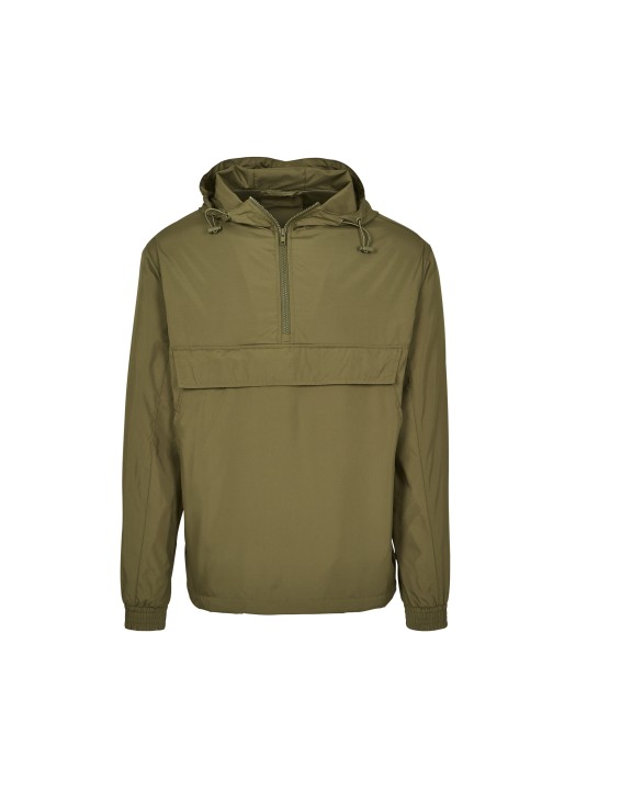 Veste personnalisable BUILD YOUR BRAND BASIC PULL OVER JACKET