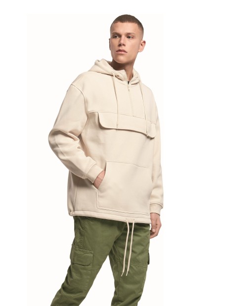 Sweat-shirts à personnaliser BUILD YOUR BRAND SWEAT PULL OVER HOODY 