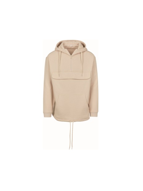 BUILD YOUR BRAND SWEAT PULL OVER HOODY sable personnalisable