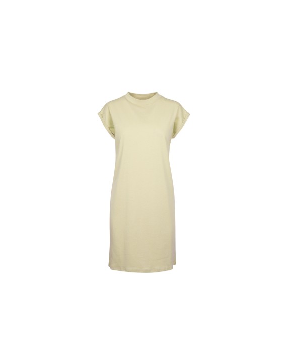 BUILD YOUR BRAND Ladies Turtle Extended Shoulder Dress Kleid personalisierbar