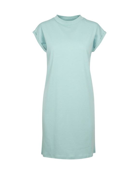 BUILD YOUR BRAND Ladies Turtle Extended Shoulder Dress Kleid personalisierbar