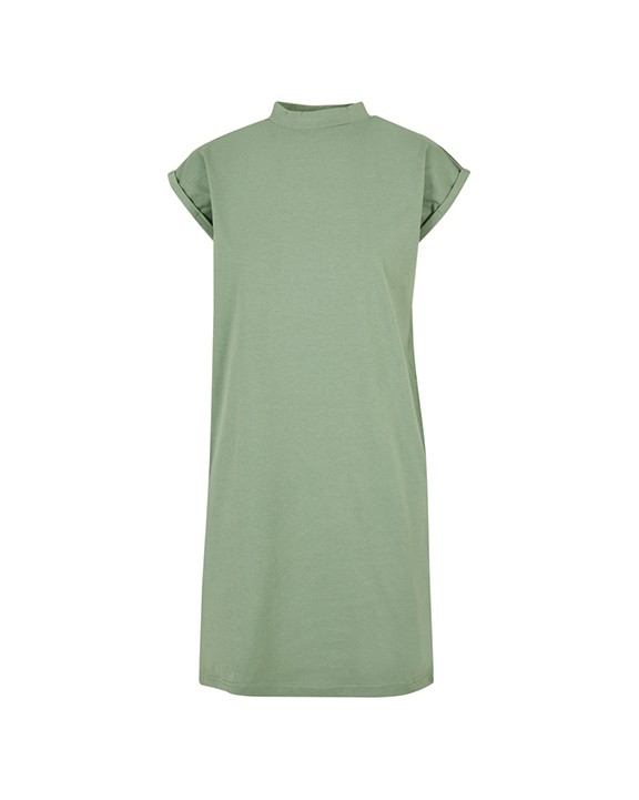 Robe personnalisable BUILD YOUR BRAND LADIES TURTLE EXTENDED SHOULDER DRESS