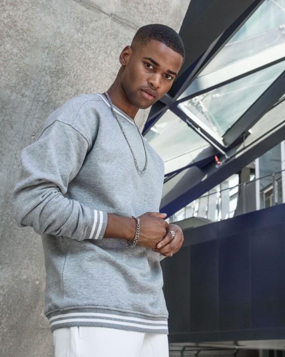 Sweat-shirt personnalisable BUILD YOUR BRAND COLLEGE SWEAT CREW