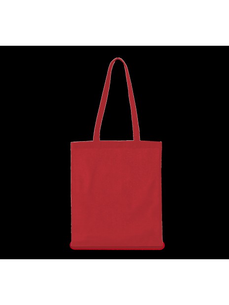 KIMOOD Sac shopping en coton biologique hibiscus red personnalisable