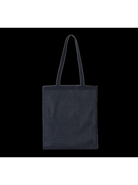 KIMOOD Sac shopping en coton biologique Blue Navy personnalisable