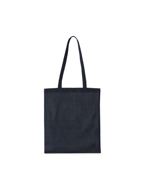 KIMOOD Sac shopping en coton biologique Blue Navy personnalisable
