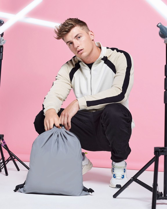 Tas & zak BAG BASE REFLECTIVE GYMSAC voor bedrukking &amp; borduring