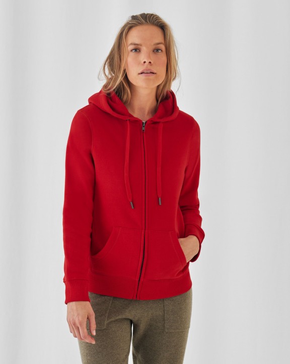 Sweat-shirt personnalisable B&C B&C QUEEN ZIPPED HOOD_°