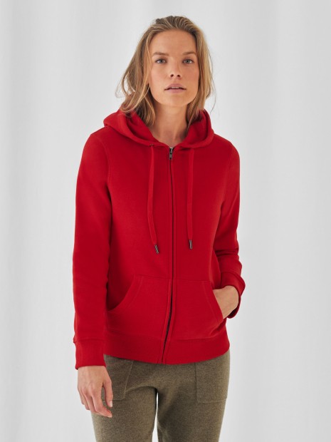 Sweat-shirts à personnaliser B&C B&C QUEEN ZIPPED HOOD_° 