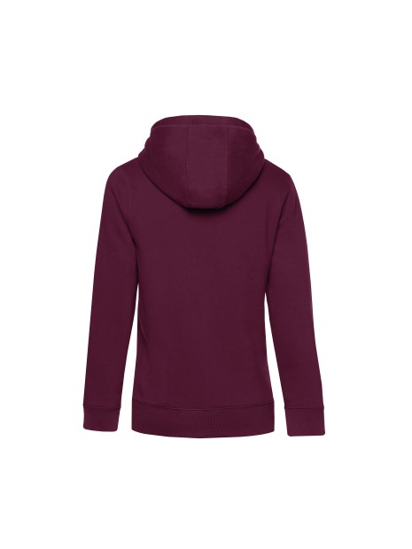 B&C B&C QUEEN ZIPPED HOOD_° dark cherry personnalisable
