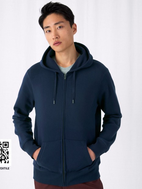 Sweat-shirts à personnaliser B&C B&C KING ZIPPED HOOD_° 