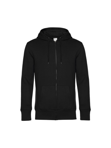 B&C B&C KING ZIPPED HOOD_° black pure personnalisable