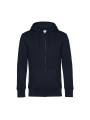 B&C B&C KING ZIPPED HOOD_° Blue Navy personnalisable