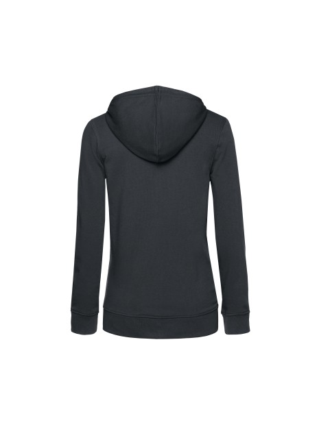 B&C Inspire Zipped Hood /women_° ASPHALTE personnalisable