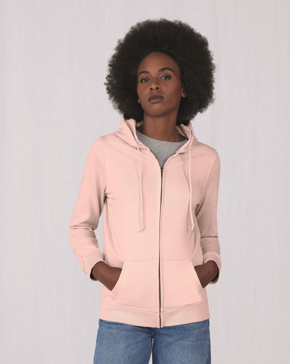 B&C Inspire Zipped Hood /women_° Sweatshirt personalisierbar