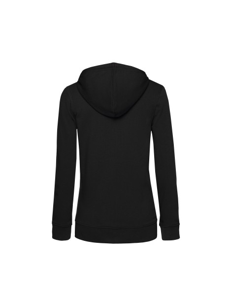 B&C Inspire Zipped Hood /women_° black pure personnalisable
