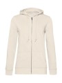 B&C Inspire Zipped Hood /women_° off white personnalisable