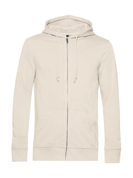 B&C Inspire Zipped Hood_° off white personnalisable