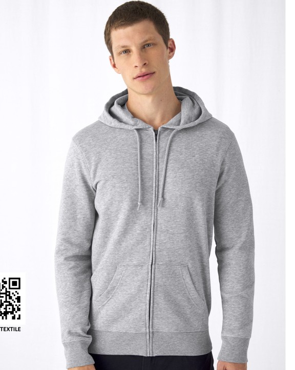 B&C Inspire Zipped Hood_° Sweatshirt personalisierbar