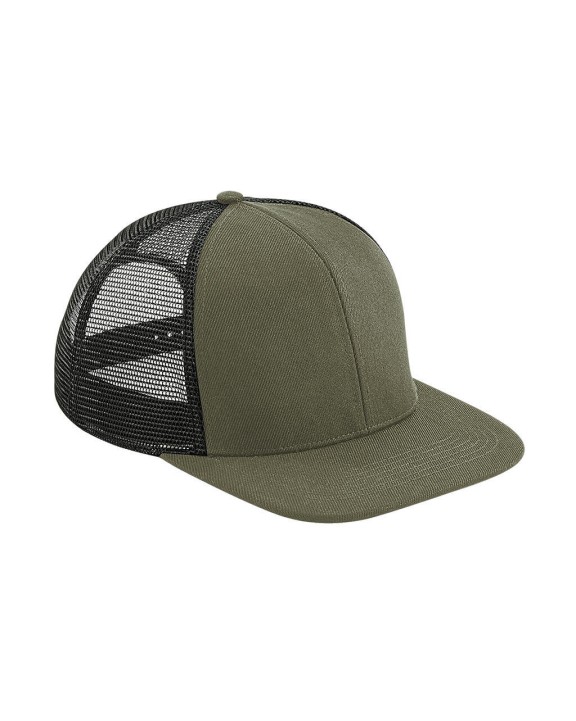 Casquette personnalisable BEECHFIELD ORIGINAL FLAT PEAK 6 PANEL TRUCKER