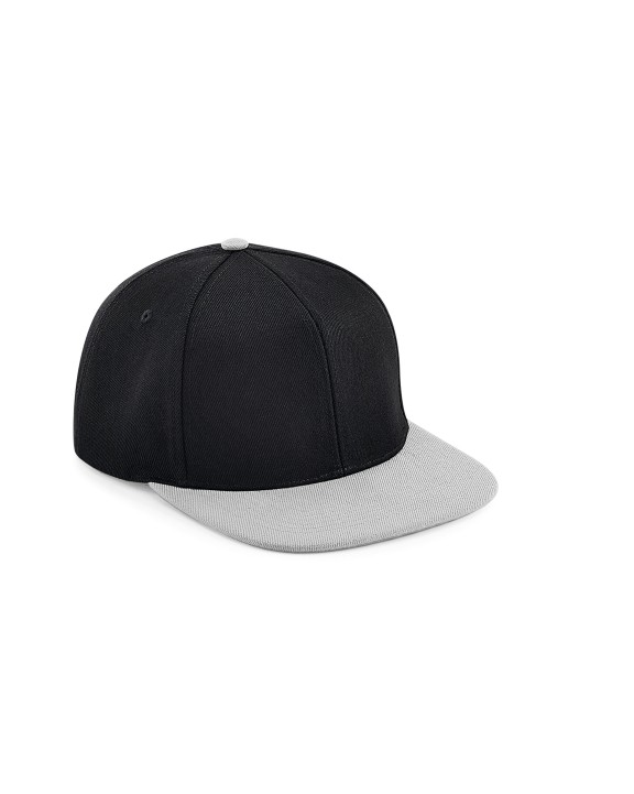 Petje BEECHFIELD ORIGINAL FLAT PEAK 6 PANEL SNAPBACK voor bedrukking &amp; borduring