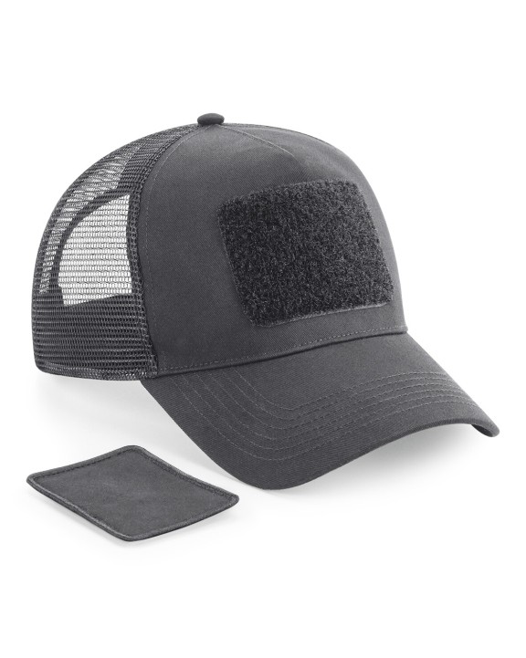 BEECHFIELD Kappe mit Netz und abnehmbarem Patch, auf der Rückseite verstellbar Kappe personalisierbar