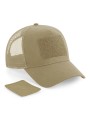 BEECHFIELD Casquette Filet Réglable à l'Arrière avec Patch Amovible sable-desert personnalisable