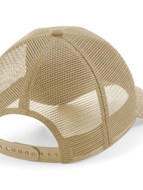 Casquettes à personnaliser BEECHFIELD Casquette Filet Réglable à l'Arrière avec Patch Amovible 