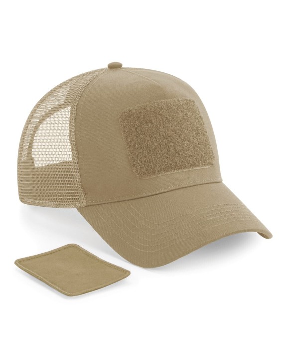 BEECHFIELD Kappe mit Netz und abnehmbarem Patch, auf der Rückseite verstellbar Kappe personalisierbar