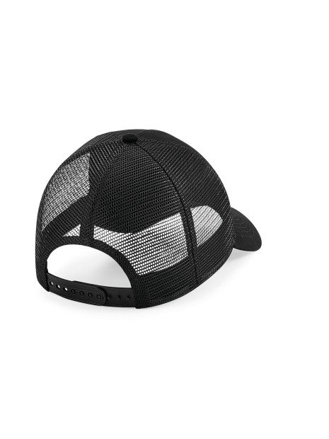 BEECHFIELD ORGANIC COTTON TRUCKER noir personnalisable