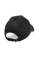 BEECHFIELD AUTHENTIC 5 PANEL CAP - PIPED PEAK noir/vert lime personnalisable