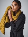Bonnets, Écharpes & Gants à personnaliser BEECHFIELD CABLE KNIT MELANGE SCARF 