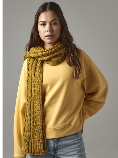Écharpes à personnaliser BEECHFIELD CABLE KNIT MELANGE SCARF 