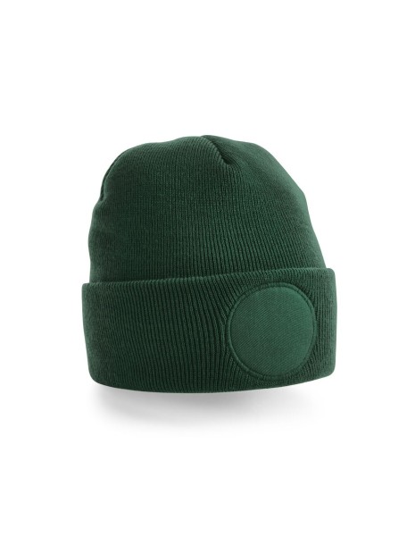 BEECHFIELD Bonnet à patch rond vert bouteille personnalisable
