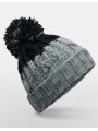 BEECHFIELD APRES BEANIE light grey / black personnalisable