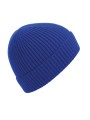 BEECHFIELD ENGINEERED KNIT RIBBED BEANIE bleu royal personnalisable