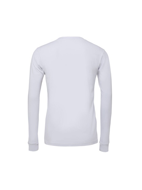 BELLA-CANVAS UNISEX JERSEY LONG SLEEVE TEE blanc personnalisable